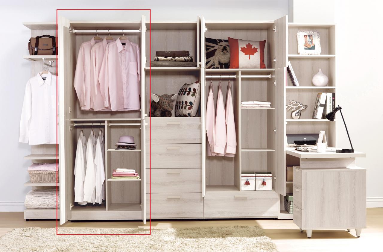 珊蒂2.5尺四門衣櫥